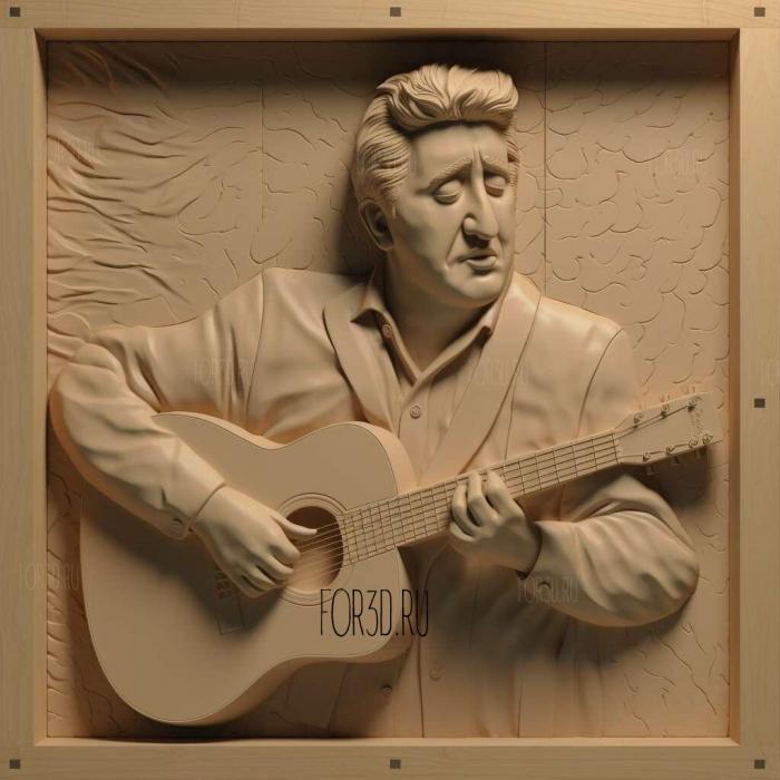 Vince Gill 1 stl model for CNC